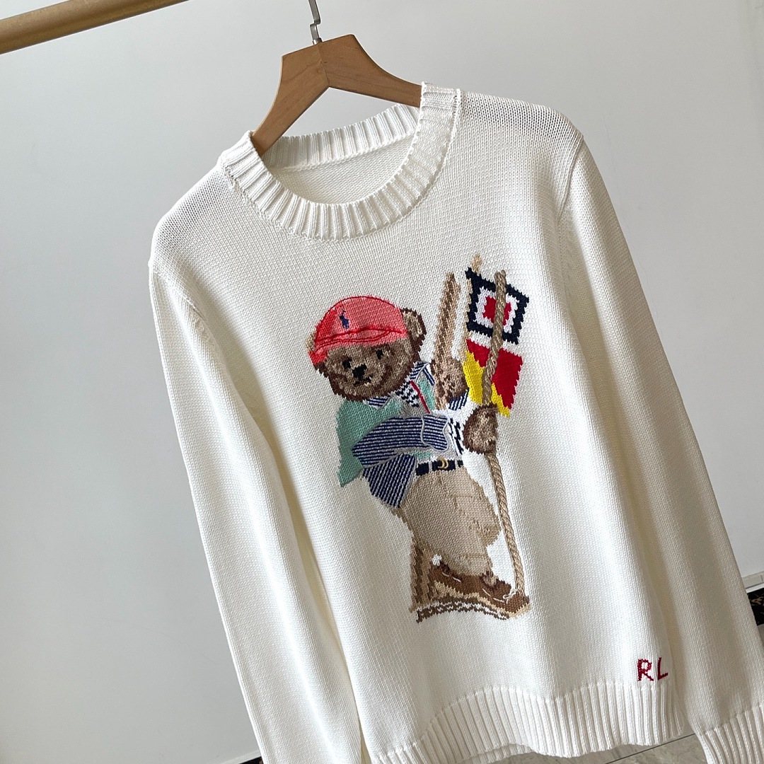 Other €36.1 ##Bear Sweater RL0066 Autumn White P (€28.3/¥218 Promotional Price For One Month) - Image 14