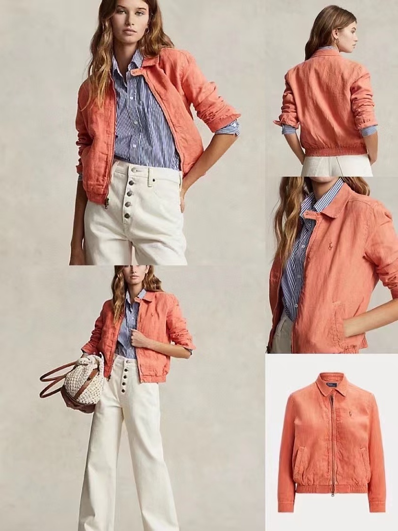 Other €54.6 ##Linen Harrington Jacket Linen P
