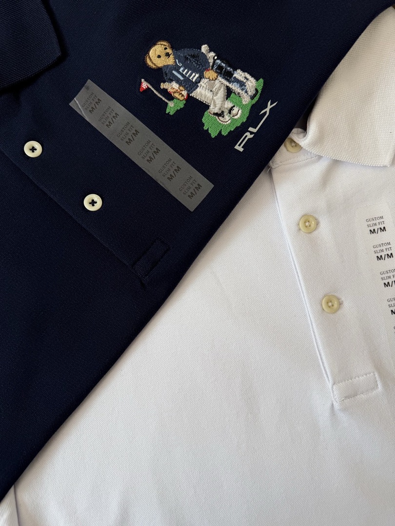 Other €20.5 ##RLX Tailored Fit Golfing Bear Pique Polo Shirt RLX High Y - Image 22