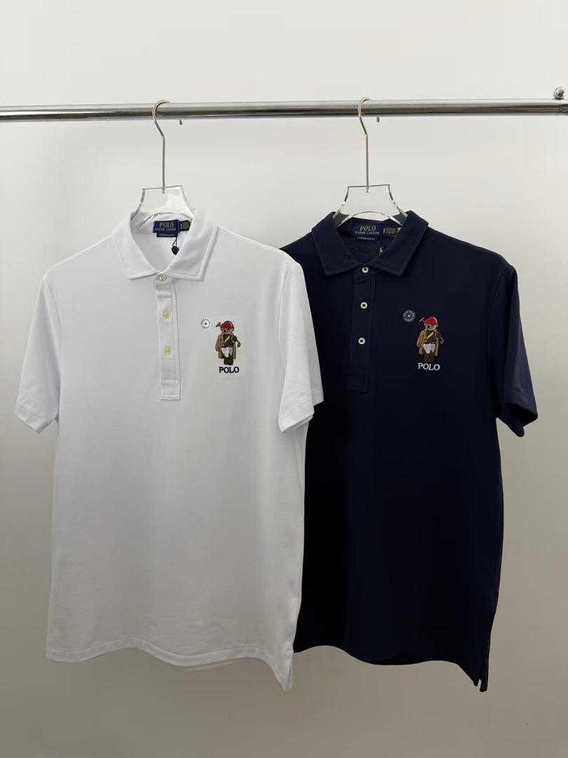 Other €19.7 ##Custom Slim Fit Bear Cotton Polo Shirt Y - Image 8