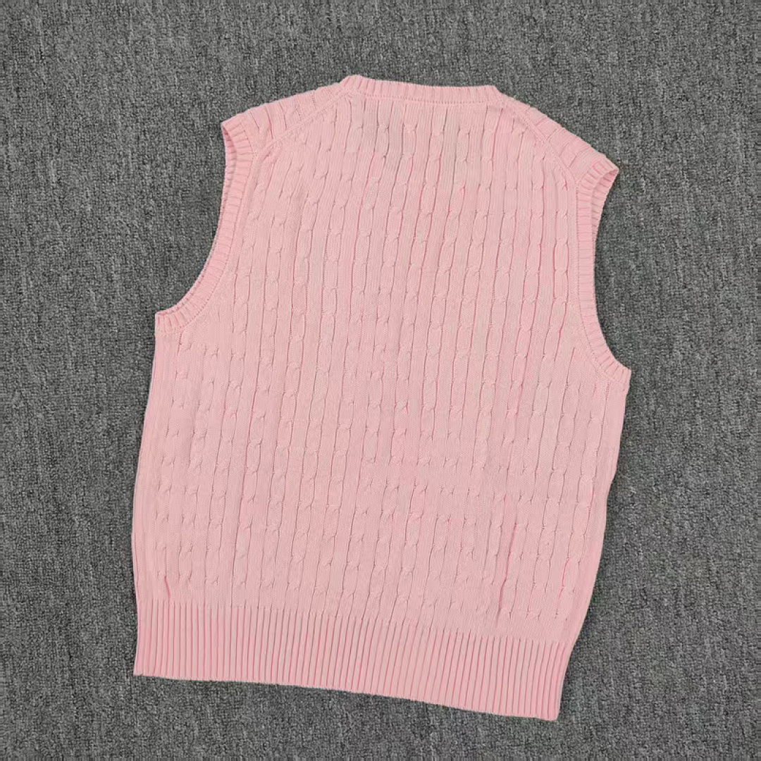 Other €18.7 Crewneck Cotton-Jersey Vest Collar Solid Cotton C - Image 9