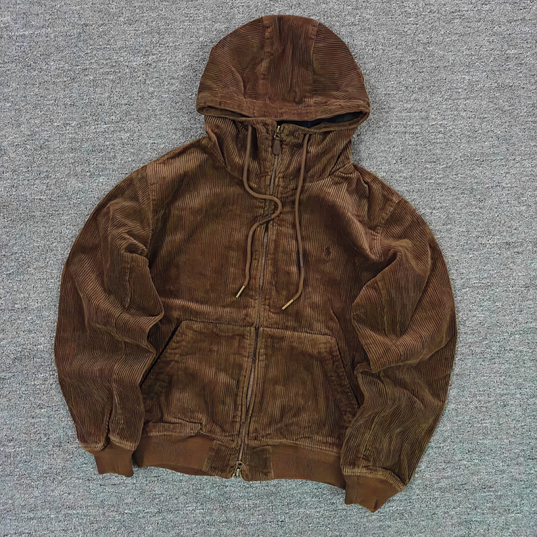 Other €42.5 ##The Wynton Corduroy Hooded Jacket Velvet M - Image 6