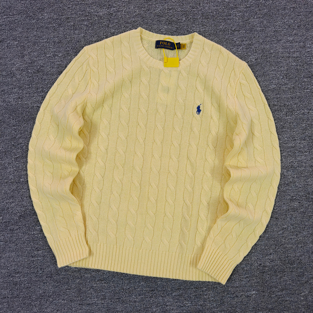 Other €30.9 ## Cable-Knit Wool-Cashmere Jumper Mens Collar Fleece Linen Floral Long Sleeve C - Image 13