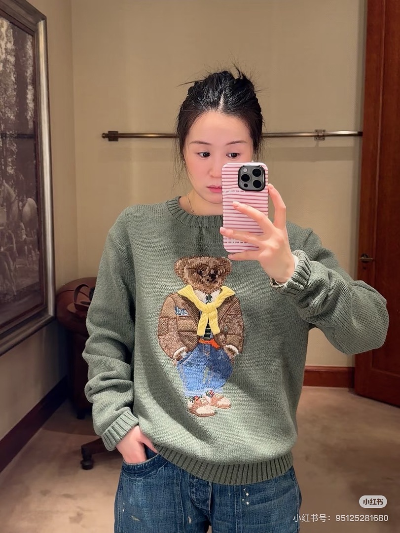 Other €36.1 ##Bear Sweater RL Yellow Green P (€28.3/¥218 Promotional Price For One Month) - Image 5