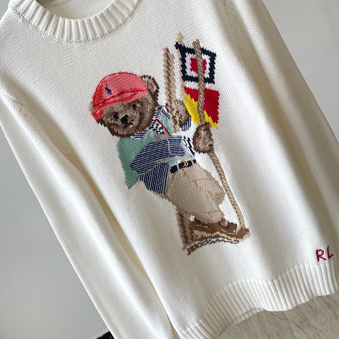 Other €36.1 ##Bear Sweater RL0066 Autumn White P (€28.3/¥218 Promotional Price For One Month) - Image 9