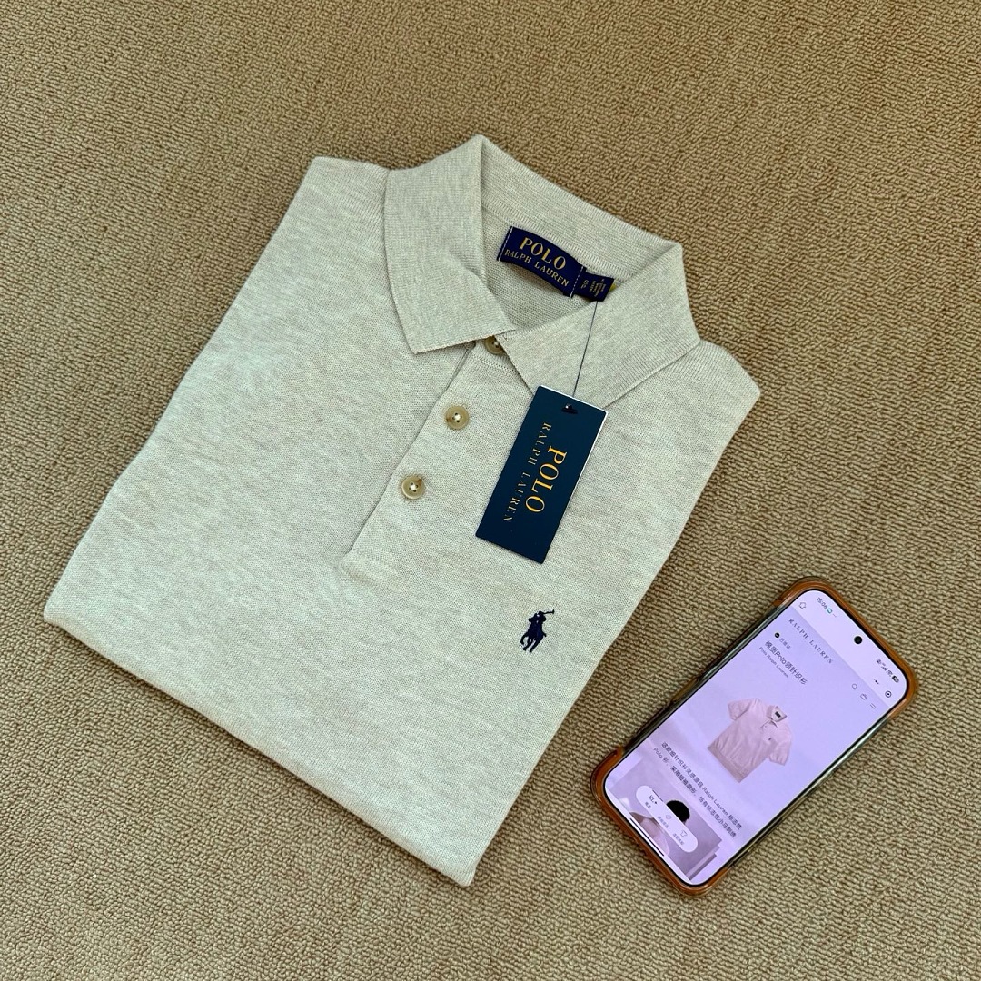 Other €18.8 #Men's Neat Knitted Short Sleeved Shirt Mens Version Sleeve C - Image 24