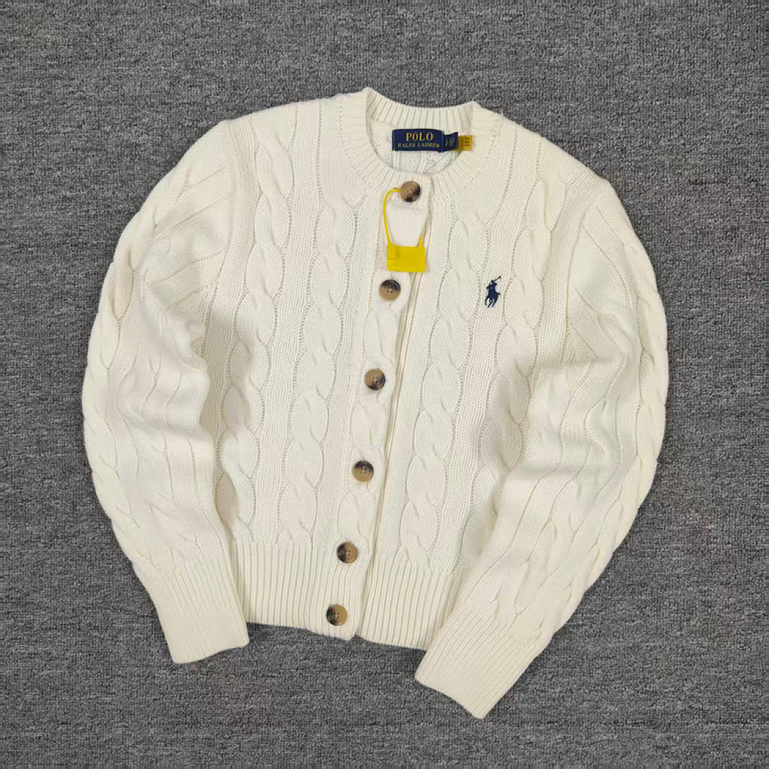 Other €28.9 #RL Wool Twist Style Cardigan For Women 90%Wool+10%Cashmere Fleece Big Linen Floral C - Image 17