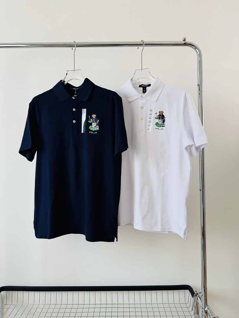 Other €20.5 ##RLX Tailored Fit Golfing Bear Pique Polo Shirt RLX High Y - Image 9