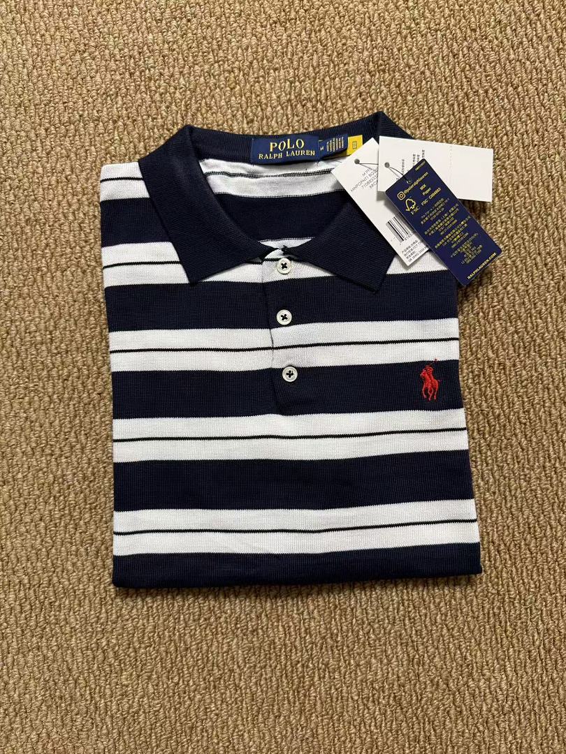 Other €19.7 ## Pima Cotton Stripe Polo Shirt 4 Striped Short Sleeve R - Image 12