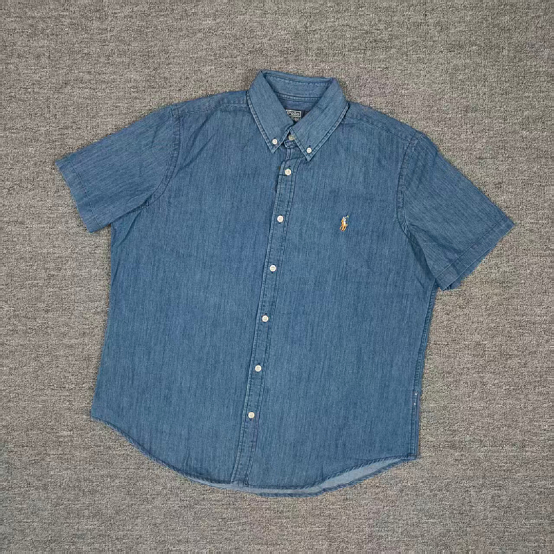 Other €20.5 ##Denim Short-Sleeved Shirt Short Sleeve M (Loose Fit) - Image 9