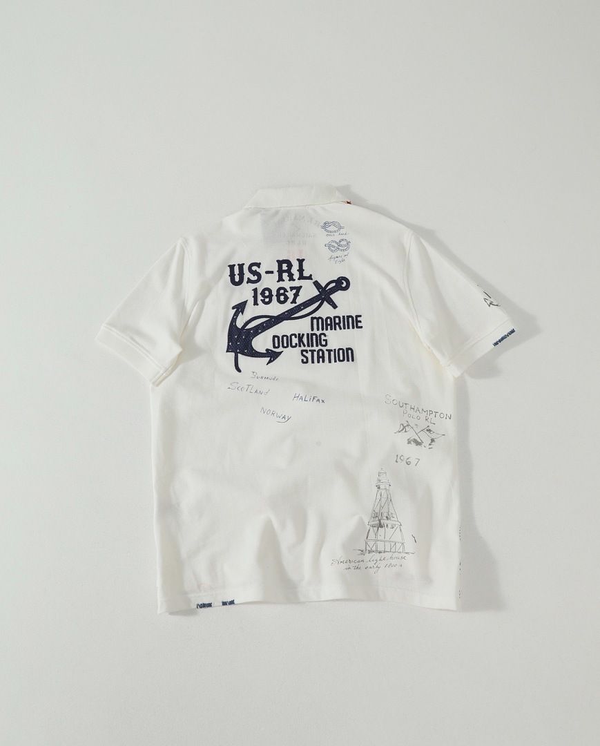 Other €28.3 ## Mesh Graphic Polo Shirt Sea 484009 E - Image 7