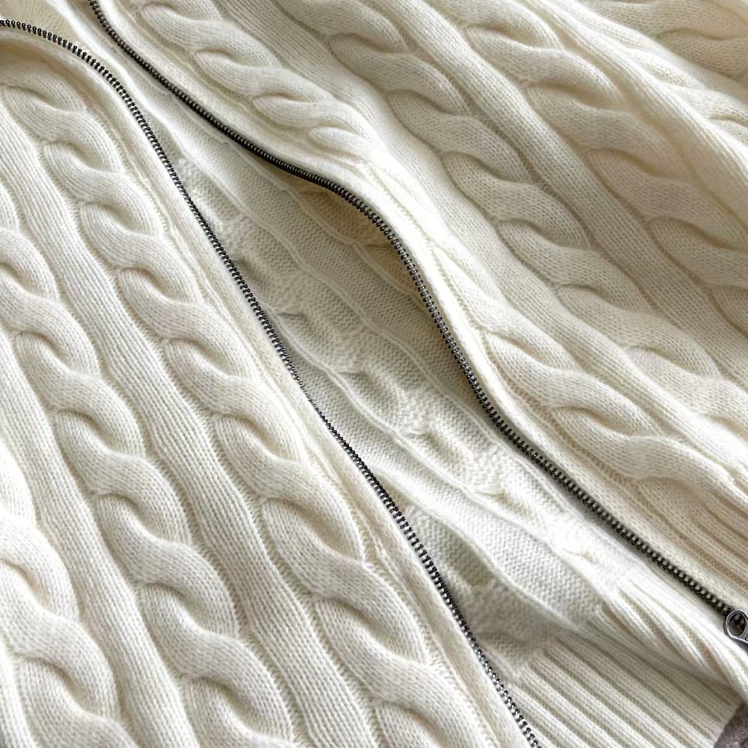 Other €43.8 ##Wool Cable Knit Full Zip Cardigan 808 Gold Linen Floral P - Image 23