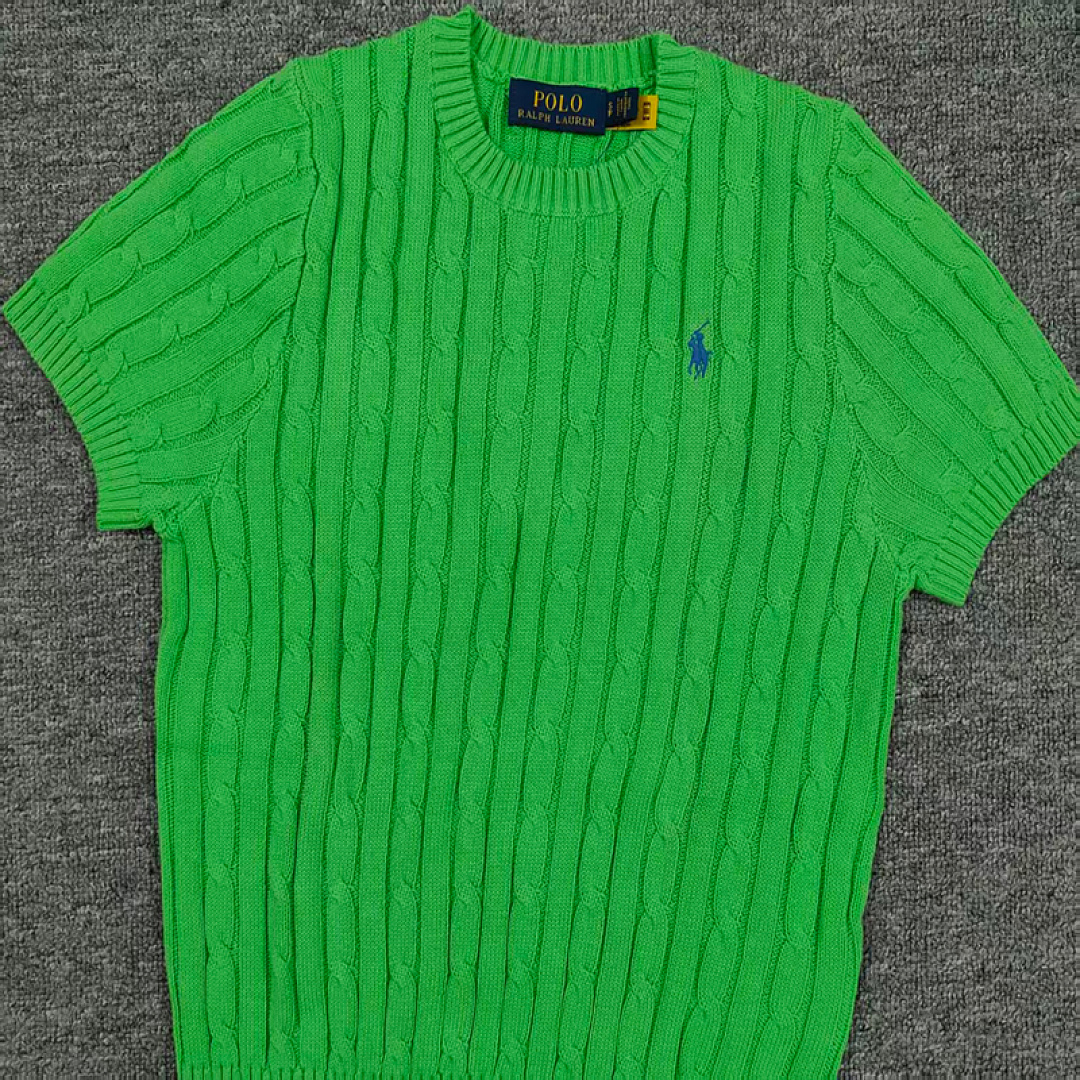 Other €17.2 ##Candy Color Round Neck Pure Cotton Short Sleeves Sweater Candy Fruit Collar Sleeve C - Image 26
