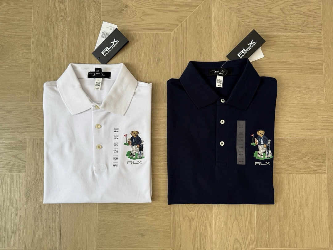 Other €20.5 ##RLX Tailored Fit Golfing Bear Pique Polo Shirt RLX High Y - Image 11