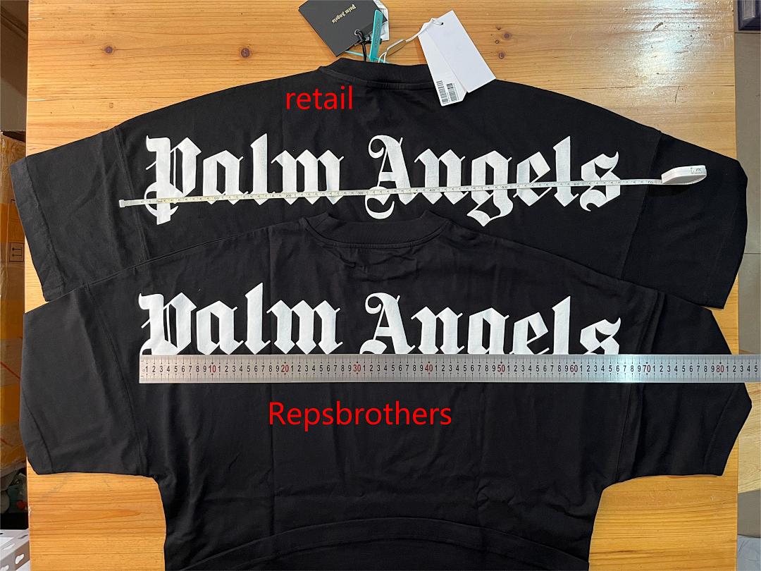 Palm Angels Letters Neckline Oversize Tshirt, P19, Https://Item.Taobao.Com/Item.Htm?Ft=T&Id= - Image 6