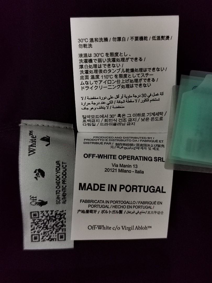 Off-White OW Tshirt, White Top, P20, Https://Item.Taobao.Com/Item.Htm?Ft=T&Id= - Image 7