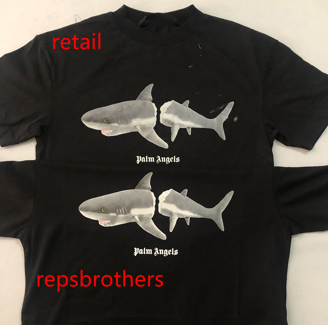 Palm Angels PA Shark Tshirt, P19, Https://Item.Taobao.Com/Item.Htm?Ft=T&Id= - Image 4