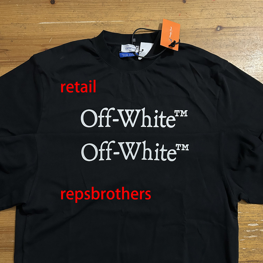 Off-White OW Tshirt, Big Letters, P20, Https://Item.Taobao.Com/Item.Htm?Ft=T&Id= - Image 3
