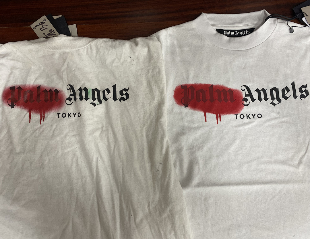 Palm Angels PA Sprayed White Tshirt, P19, Https://Item.Taobao.Com/Item.Htm?Ft=T&Id= - Image 3