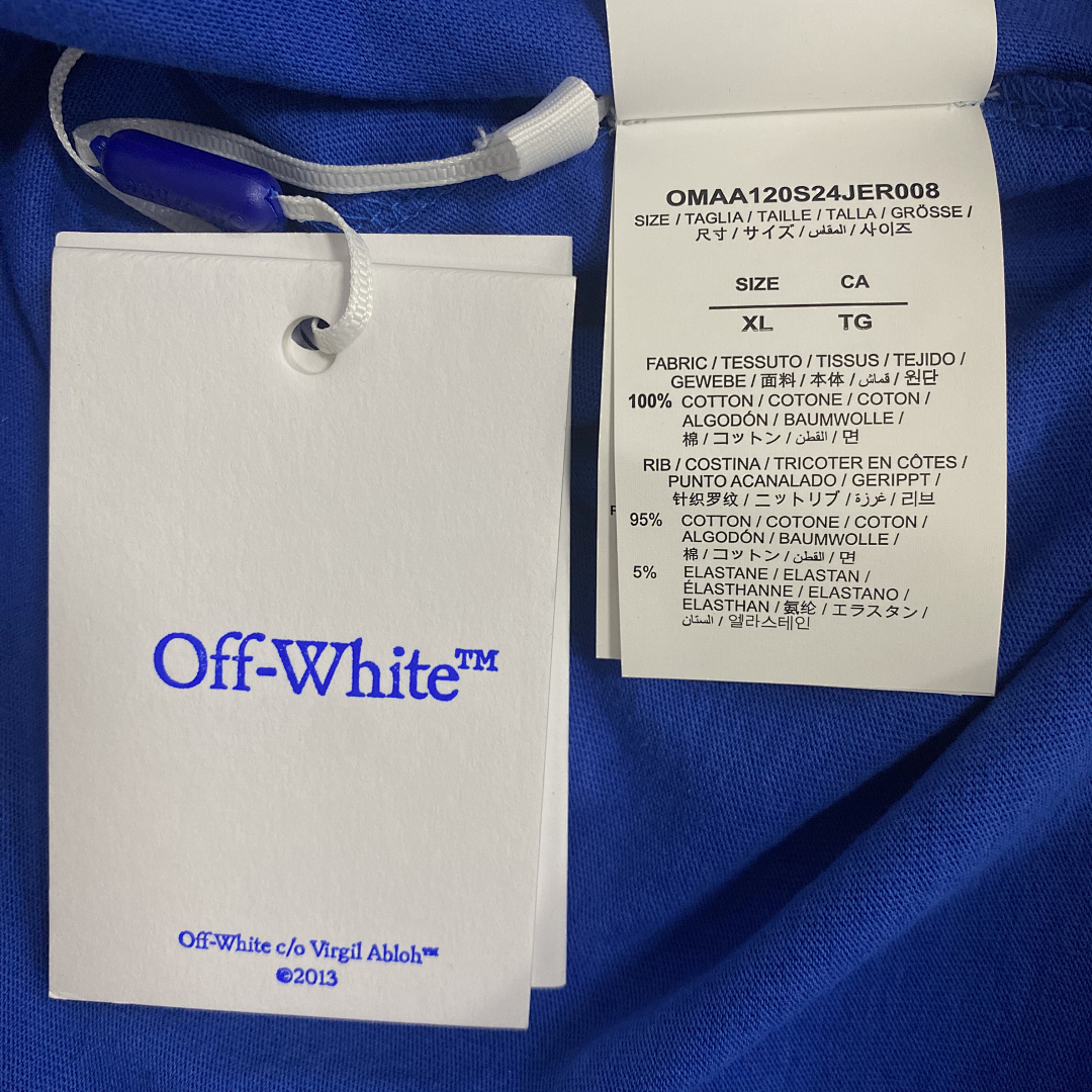 Off-White OW Tshirt, Ow23 Blue, P20, Https://Item.Taobao.Com/Item.Htm?Ft=T&Id= - Image 5