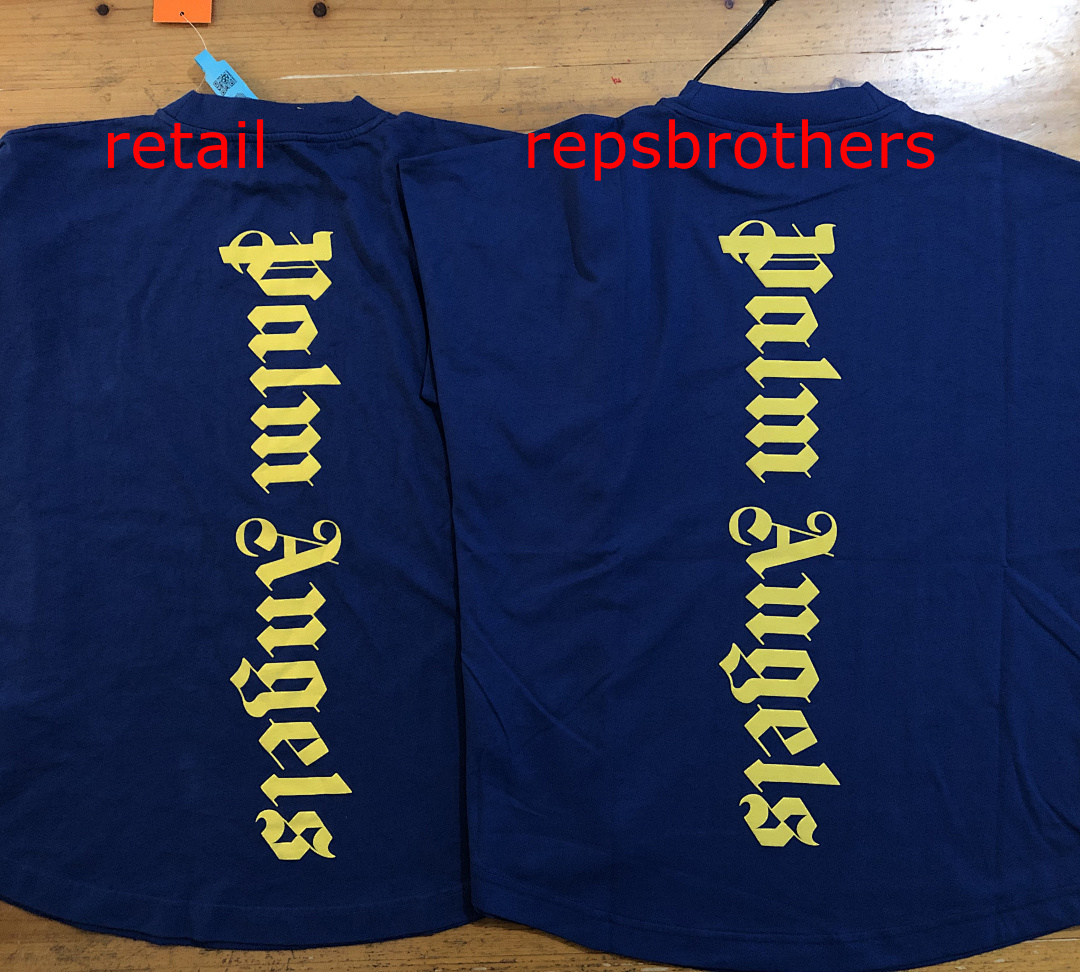 Palm Angels PA Yellow Letters Oversize Tshirt, P19, Https://Item.Taobao.Com/Item.Htm?Ft=T&Id= - Image 4