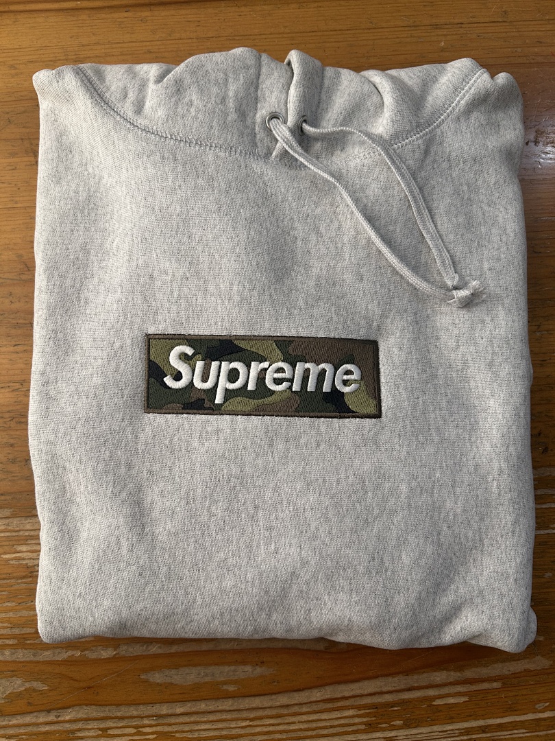 Supreme FW23 Camo Bogo Hoodie P33, Https://Item.Taobao.Com/Item.Htm?Ft=T&Id= - Image 6