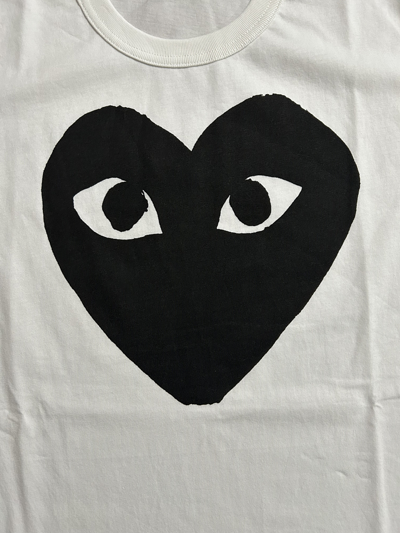 Comme des Garcons T-070, Printed Tshirt, Big Black Heart, P14, Https://Item.Taobao.Com/Item.Htm?Ft=T&Id= - Image 4