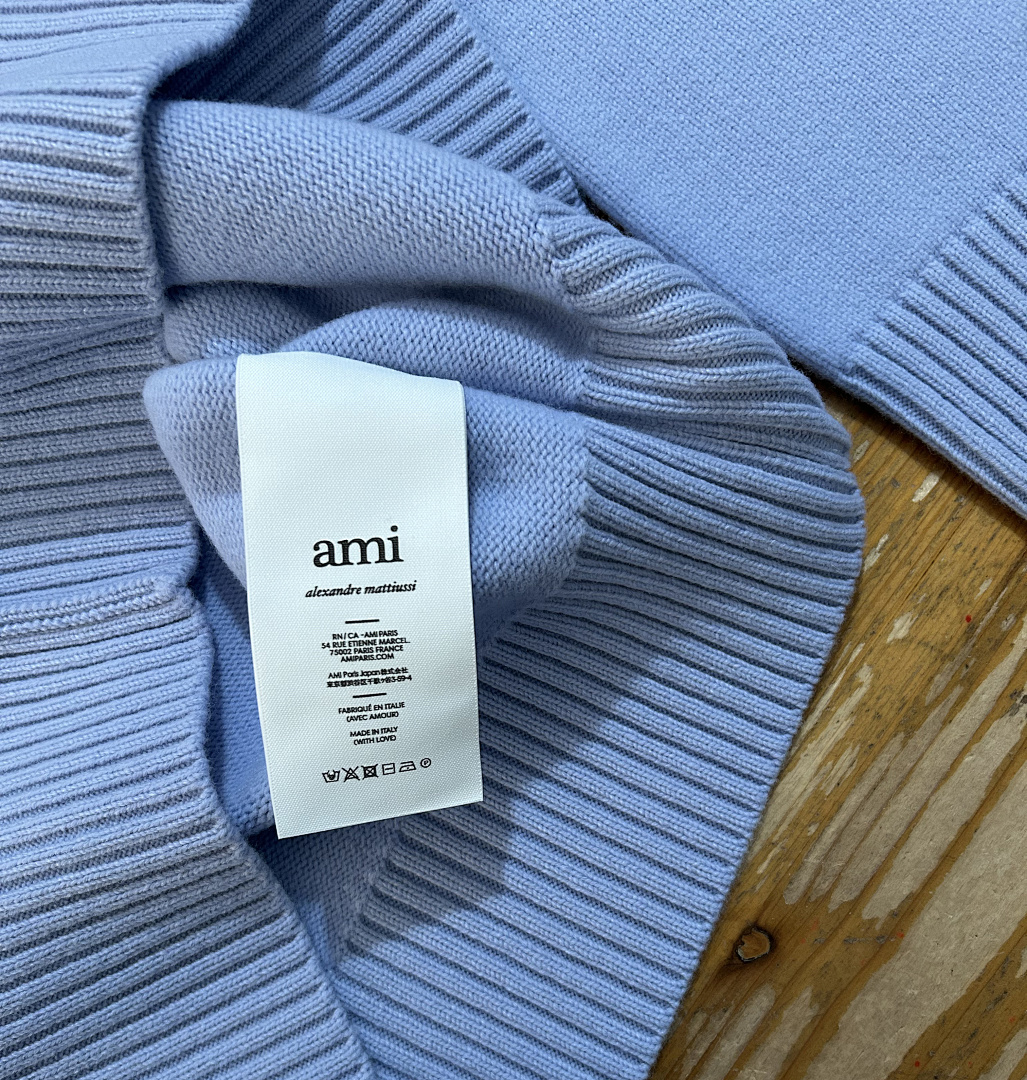 AMI Light Blue Sweater, P49, Https://Item.Taobao.Com/Item.Htm?Ft=T&Id= - Image 7