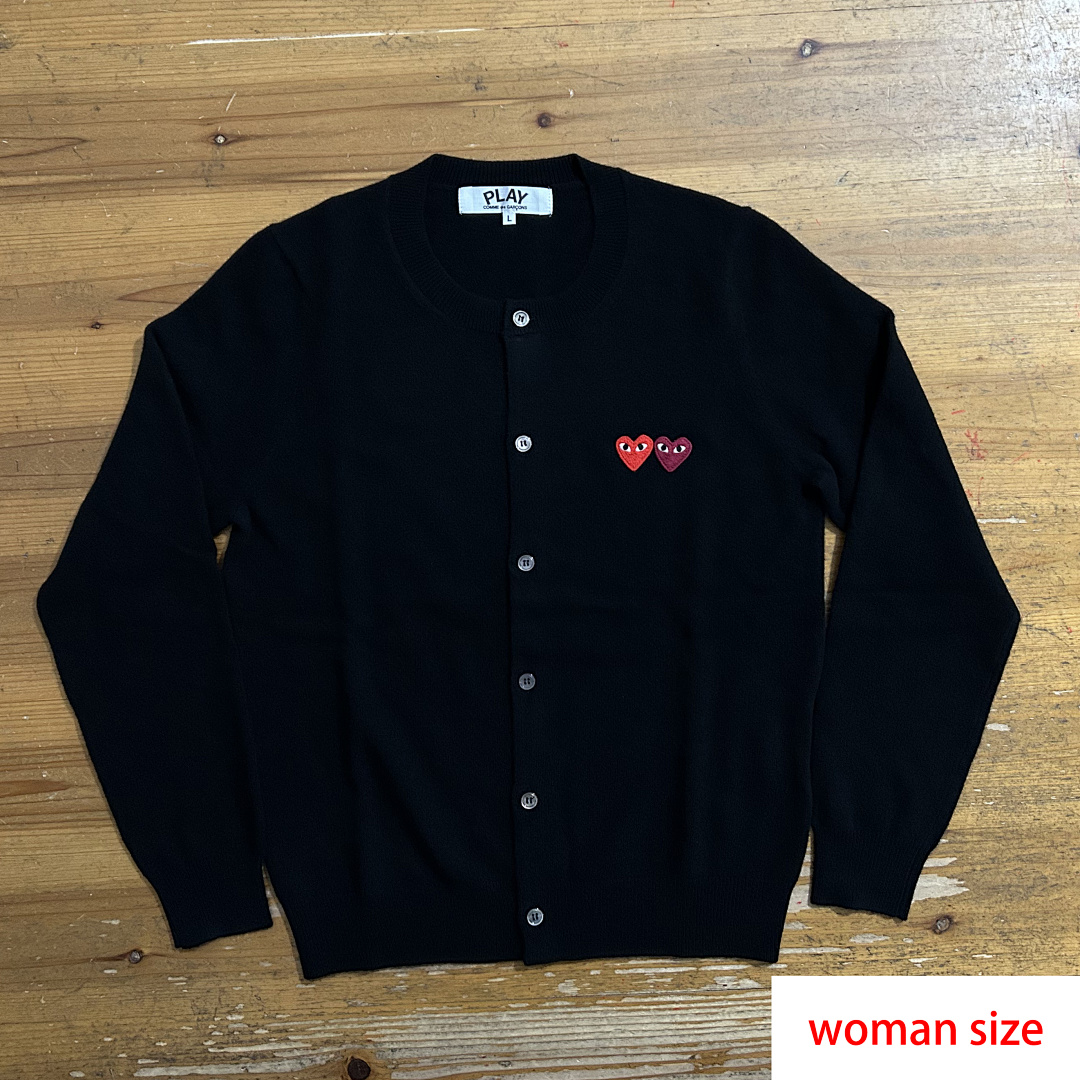 Comme des Garcons Double Hearts Cardigans, P38, Https://Item.Taobao.Com/Item.Htm?Ft=T&Id= - Image 3