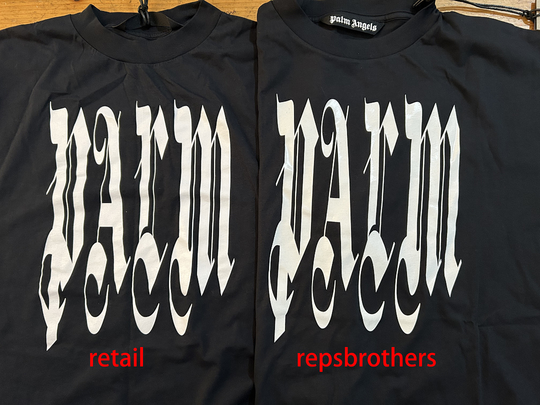 Palm Angels PA Gothic Tshirt, P19, Https://Item.Taobao.Com/Item.Htm?Ft=T&Id= - Image 4
