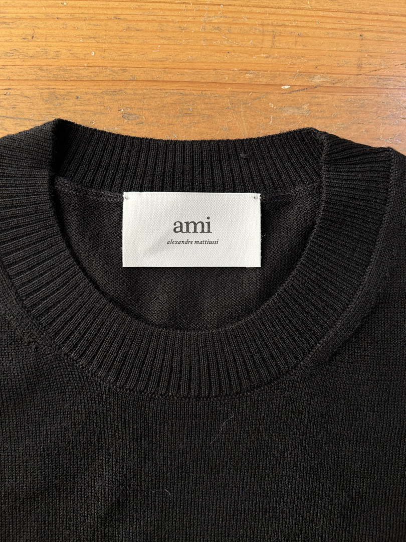 AMI Small Red Logo Sweater, P39, Https://Item.Taobao.Com/Item.Htm?Ft=T&Id= - Image 11