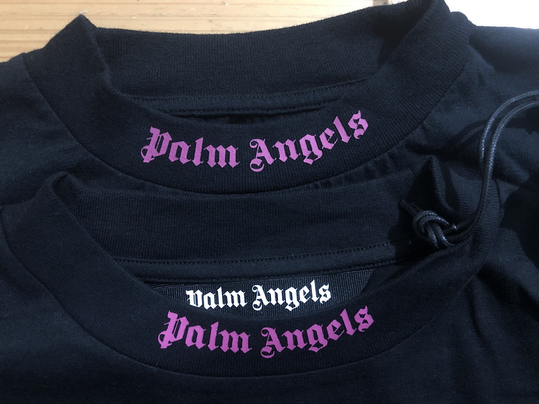 Palm Angels Letters Neckline Oversize Tshirt, P19, Https://Item.Taobao.Com/Item.Htm?Ft=T&Id= - Image 8