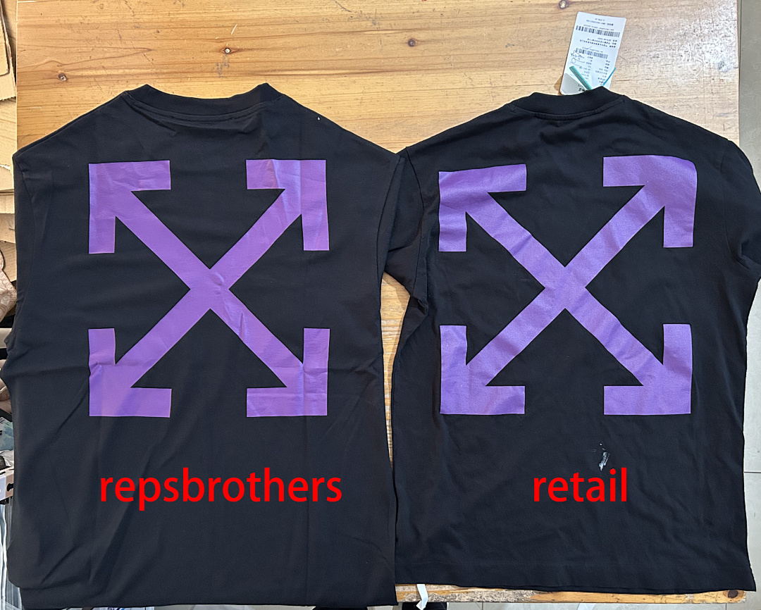 Off-White OW T-Shirt Purple Oil Painting, P20, Https://Item.Taobao.Com/Item.Htm?Ft=T&Id= - Image 5