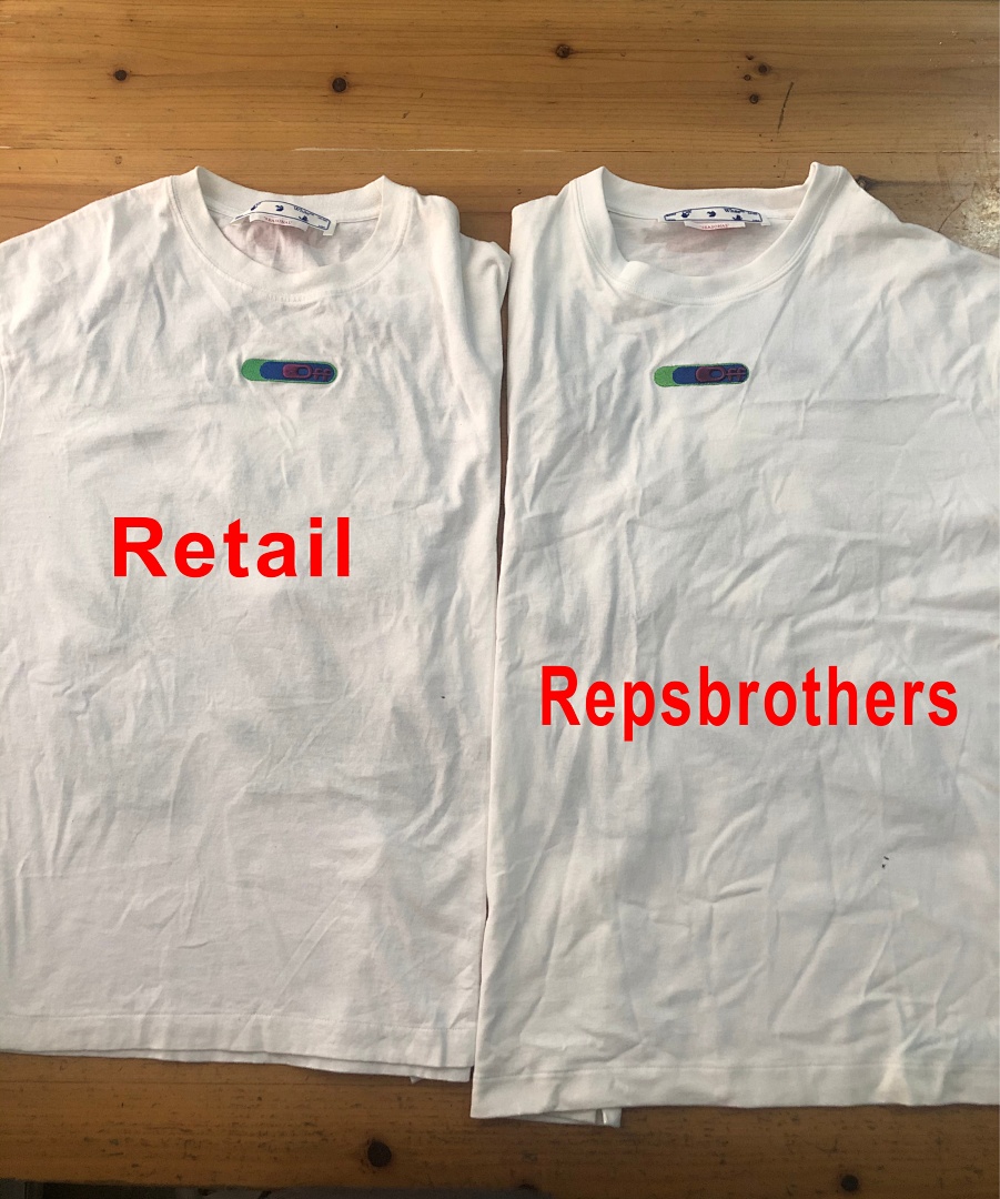 Off-White OW T-Shirt Oversize Fit Leaf Embroidered (White, P20, Https://Item.Taobao.Com/Item.Htm?Ft=T&Id=) - Image 5