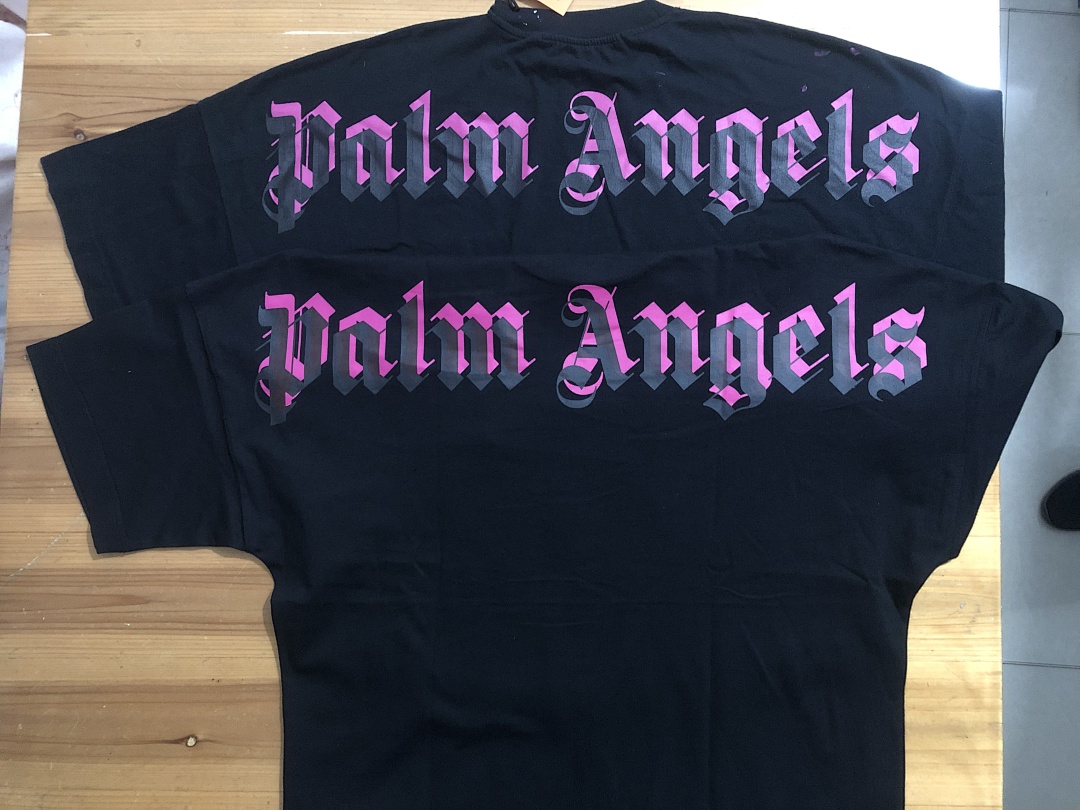 Palm Angels Letters Neckline Oversize Tshirt, P19, Https://Item.Taobao.Com/Item.Htm?Ft=T&Id= - Image 7