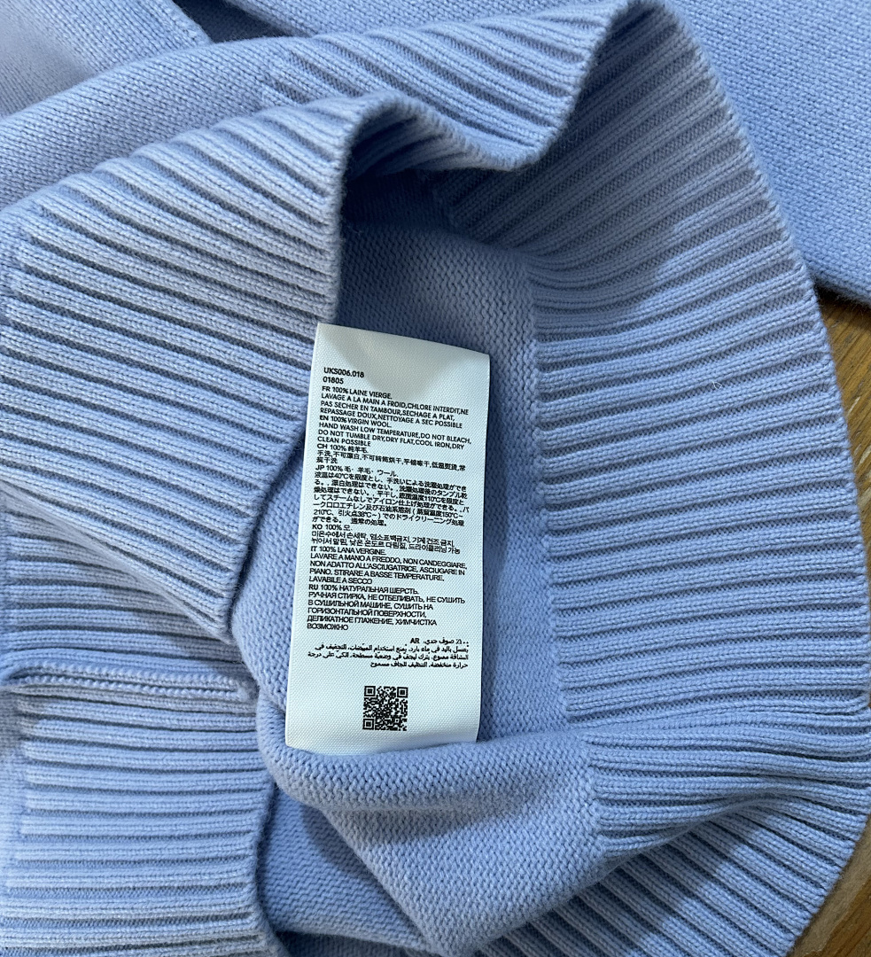 AMI Light Blue Sweater, P49, Https://Item.Taobao.Com/Item.Htm?Ft=T&Id= - Image 6