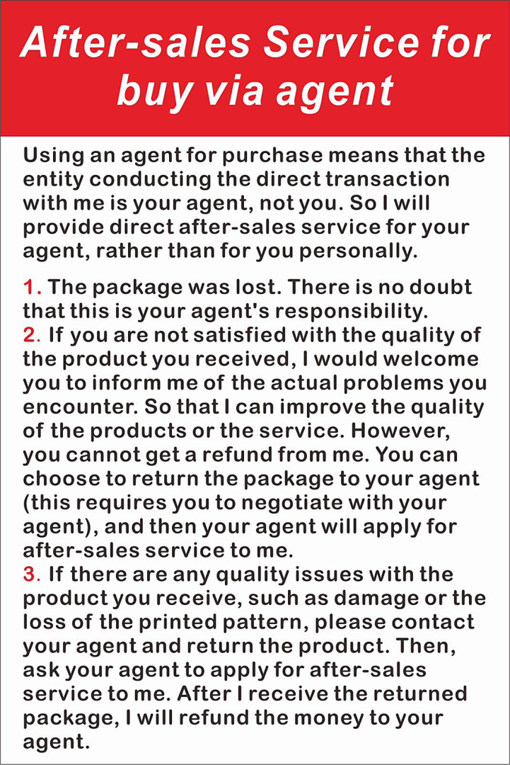 Unbranded After-Sales Service Instructions - Image 2