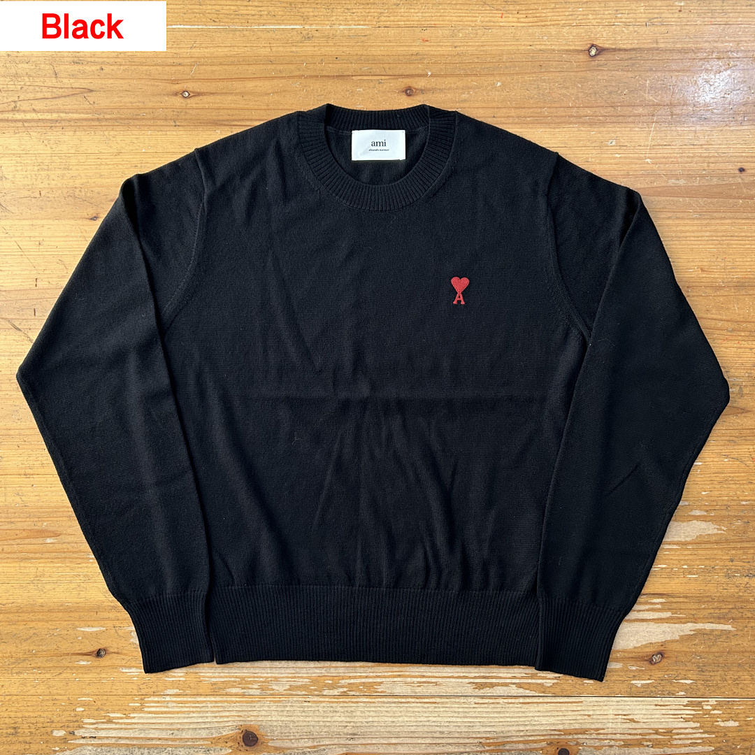 AMI Small Red Logo Sweater, P39, Https://Item.Taobao.Com/Item.Htm?Ft=T&Id= - Image 5