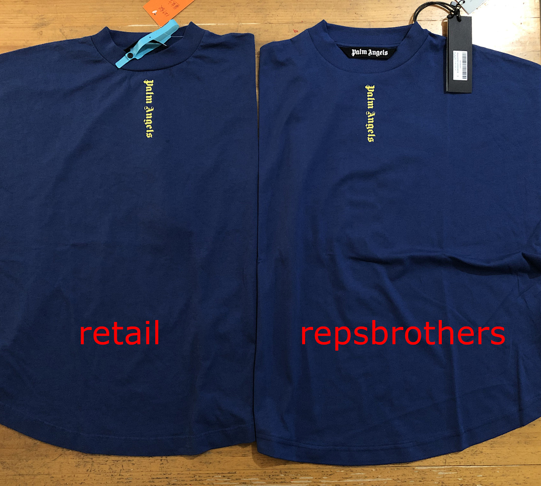 Palm Angels PA Yellow Letters Oversize Tshirt, P19, Https://Item.Taobao.Com/Item.Htm?Ft=T&Id= - Image 3