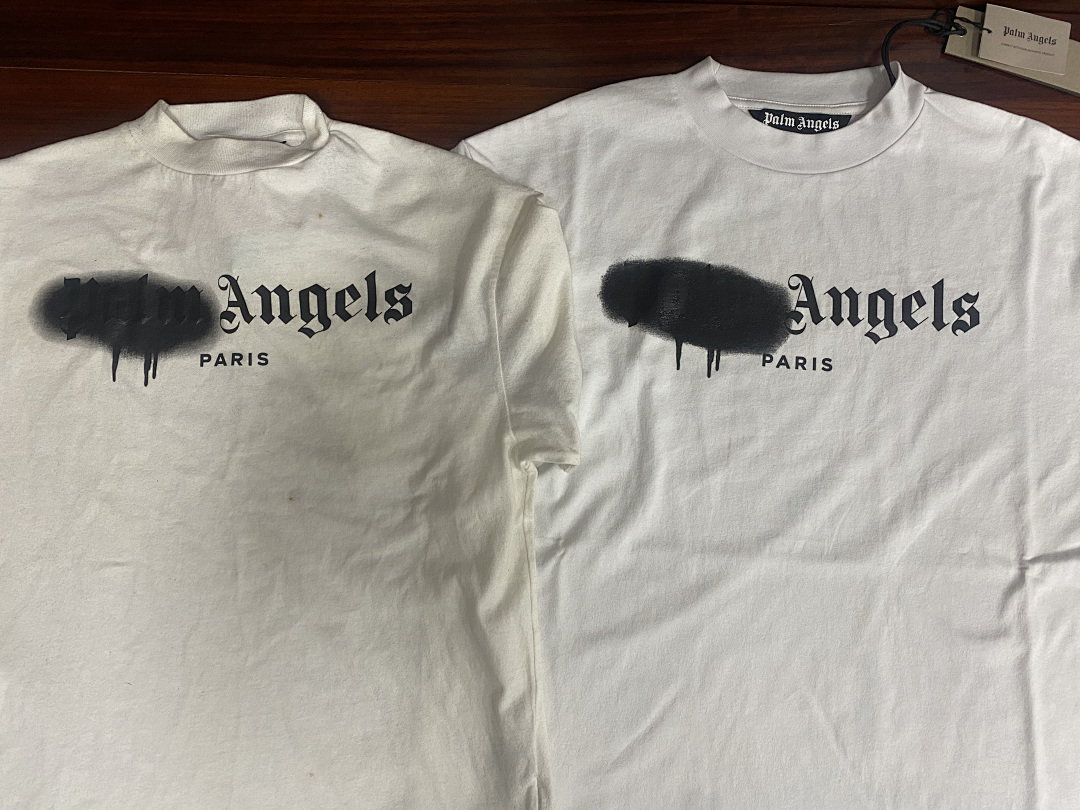 Palm Angels PA Sprayed White Tshirt, P19, Https://Item.Taobao.Com/Item.Htm?Ft=T&Id= - Image 3
