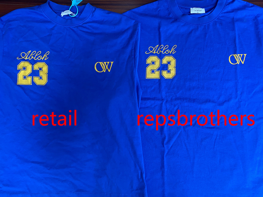 Off-White OW Tshirt, Ow23 Blue, P20, Https://Item.Taobao.Com/Item.Htm?Ft=T&Id= - Image 3