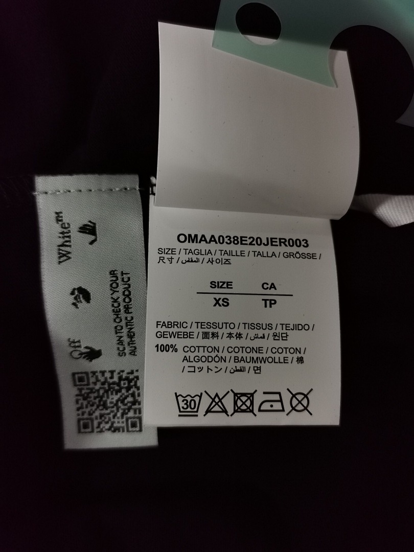 Off-White OW Tshirt, White Top, P20, Https://Item.Taobao.Com/Item.Htm?Ft=T&Id= - Image 9