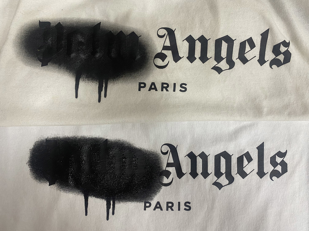 Palm Angels PA Sprayed White Tshirt, P19, Https://Item.Taobao.Com/Item.Htm?Ft=T&Id= - Image 4