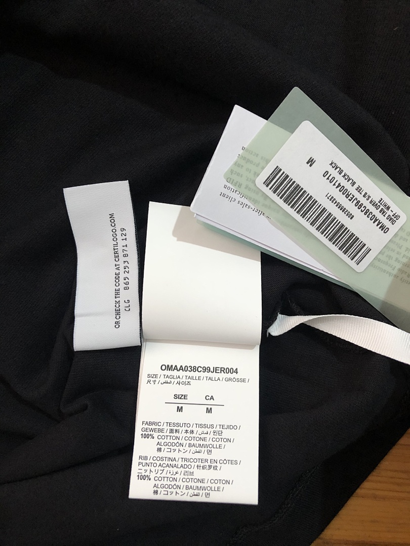 Off-White OW T-Shirt Black Striped, P20, Https://Item.Taobao.Com/Item.Htm?Ft=T&Id= - Image 6