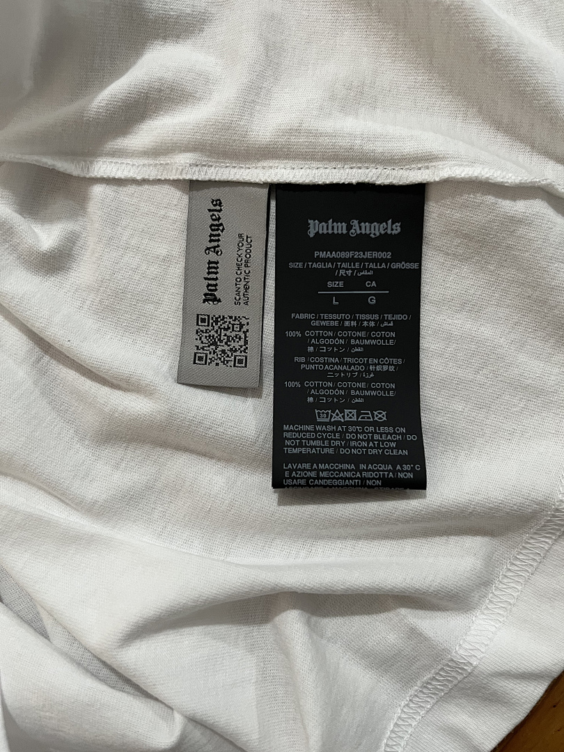 Palm Angels PA Classic Logo T-Shirt, P19, Https://Item.Taobao.Com/Item.Htm?Ft=T&Id= - Image 5