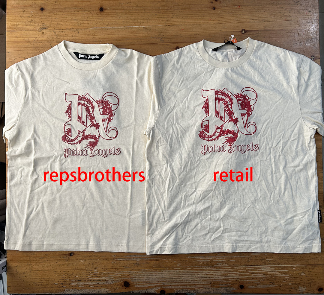 Palm Angels PA Dragon Tshirt, P19, Https://Item.Taobao.Com/Item.Htm?Ft=T&Id= - Image 3