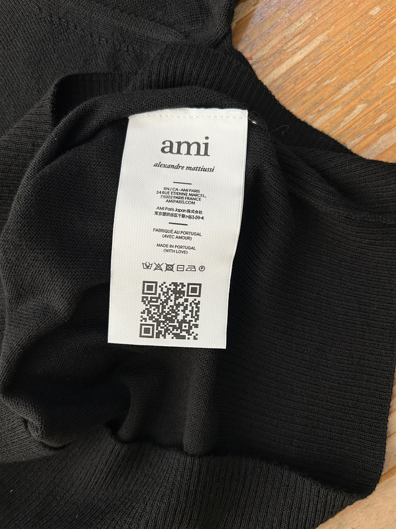 AMI Small Red Logo Sweater, P39, Https://Item.Taobao.Com/Item.Htm?Ft=T&Id= - Image 10