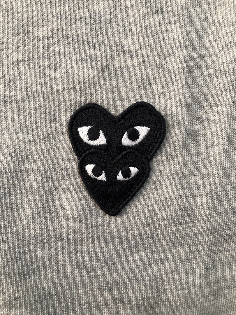 Comme des Garcons 100% Cotton CDG PLAY ZIP HOODIE, P26, Https://Item.Taobao.Com/Item.Htm?Ft=T&Id= - Image 10