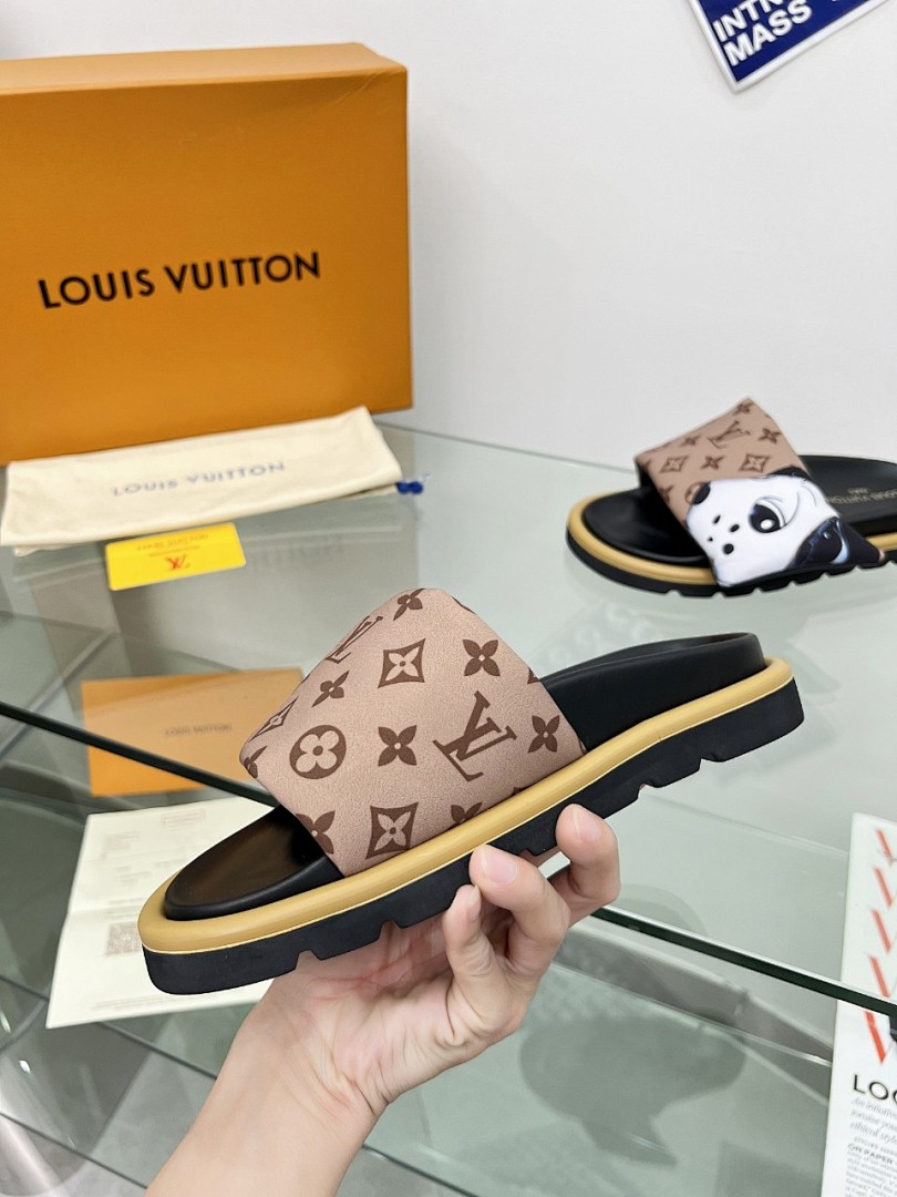 Louis Vuitton Velcro Slippers - Image 3