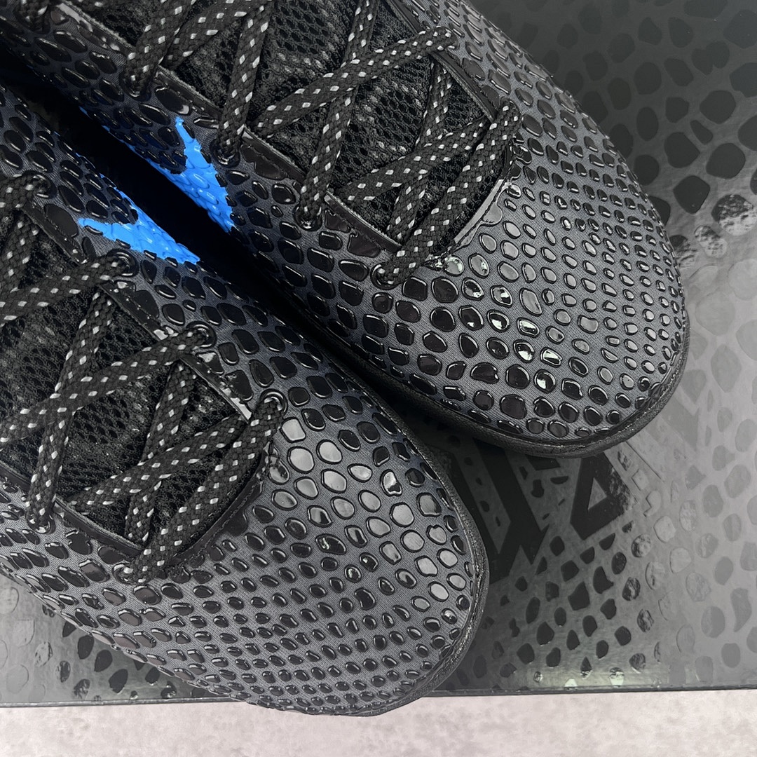 Nike Kobe 6 Dark Knight ZK6 (Black Blue) - Image 5